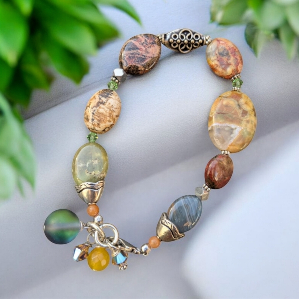 Elegant Multicolor Stone Bracelet